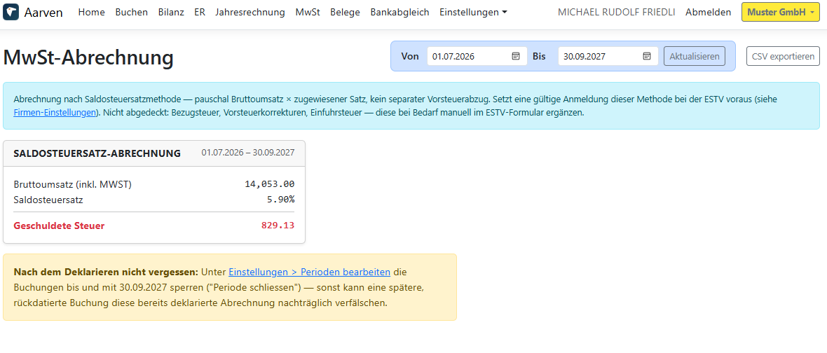 Saldosteuersatzmethode